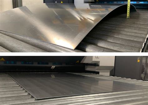 how to level sheet metal